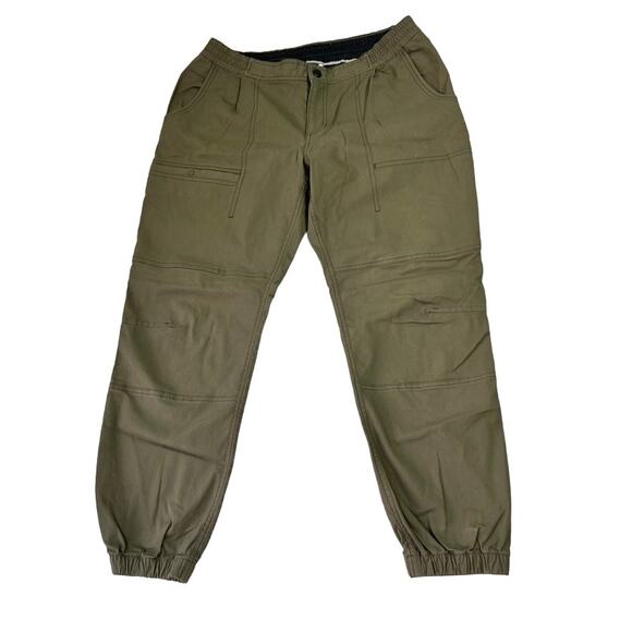 Mountain Hardwear Olive Wide Leg Pants - Picture 1 of 14